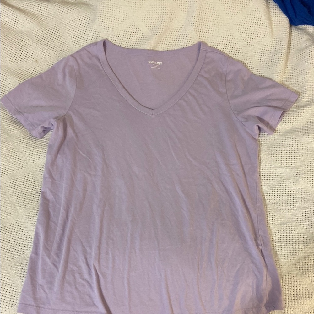 Old Navy Purple Short Sleeve Relaxed T-Shirt
